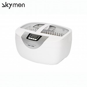 [Hot Item] 2.5L Household Mini Digital Timer Ultrasonic Automatic Jewelry Necklace Watch Glasses Cleaner