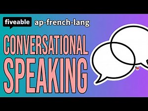 AP French CRAM – Conversational Speaking & Scoring