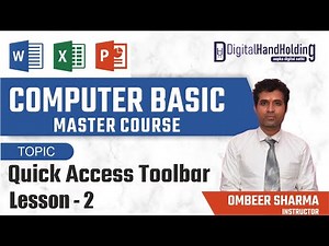 Quick Access Toolbar in MS Word|How to add command to Quick Access Toolbar in MS Word#mswordtutorial