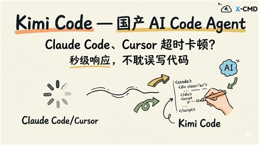 💡 比 Claude Code 更快的中文代码生成工具，国产 AI 编程助手 Kimi Code | x kimi