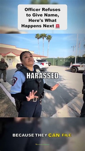 First Amendment Auditor Recorded An Officer Saying Asking For His Name Is Harassment #firstamendment
