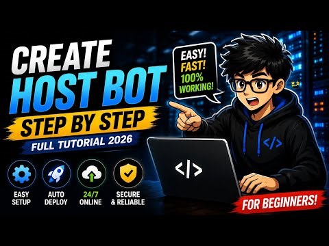 Create Telegram Host Bot (Step by Step) | Full Tutorial 2026 🔥