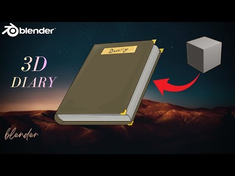 A Diary Full of Memories | Diary Realistic 3D Animation | Blender.