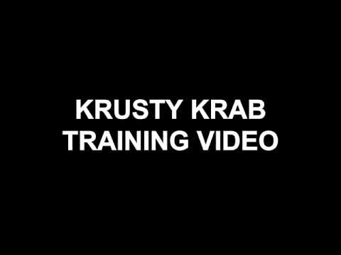 (2025) "Krusty Krab Training Video" - Title Card (Season 4-8 Style)