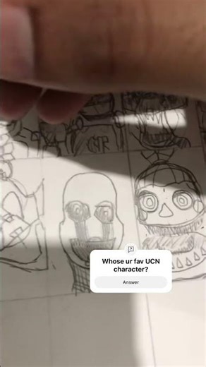 39/50 Drawing the UCN animatronics #fnaf #ucn