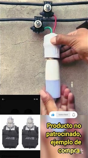 Conector de cable múltiple, sin pelar. #pytu #tips #electricidad