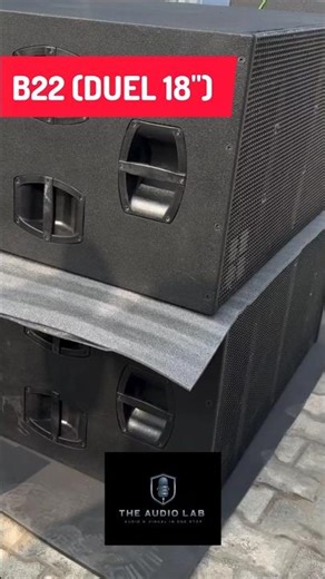 LIVE TESTING OUR FITTED B22 (DUEL-18") 👊 HARD PUNCH & QUALITY BASS. #livesound #speaker #livesound