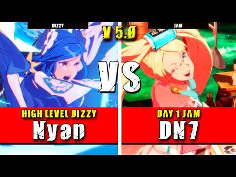 GGST | Nyan (Dizzy) VS DN7 (Jam) | Guilty Gear Strive High level gameplay