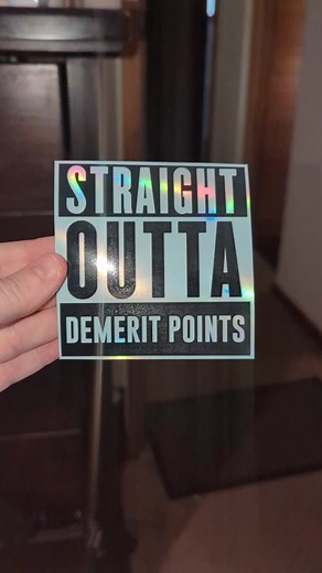 Demerit Points Sticker Collection | Aussie Sticker Shop