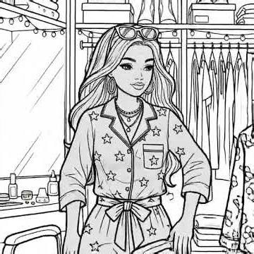 Laila's Color Her World: Slumber Party | Coloring Book Flip-Through | Teen Fashion Coloring Book