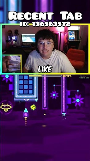 This Gotta Be A Copy #geometrychallenge #geometrydash #recenttab