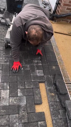 Perfect road paving.🔥 | Brick Paving