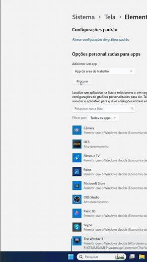 Ativar modo Jogo do Windows e Prioridade gráfica de um jogo #shorts #pcgaming #pcfraco
