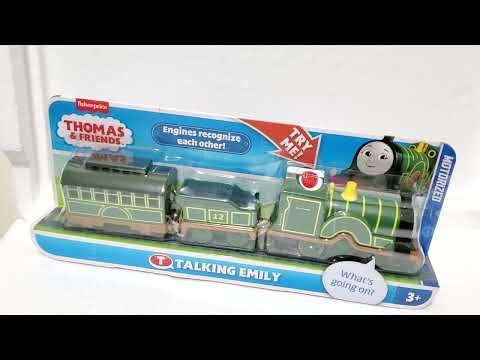 Thomas & Friends Talking Emily Toy Train Play Motorized Engine with Phrases & Sounds Unboxing #toys