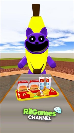 FOOD EVOLUTION CatNap POPPY PLAYTIME BIG MAZE in Garry's Mod