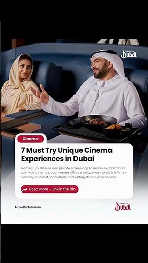 Unique Cinema Experiences in Dubai 2026 | Luxury & Outdoor Movie Nights 🎬✨