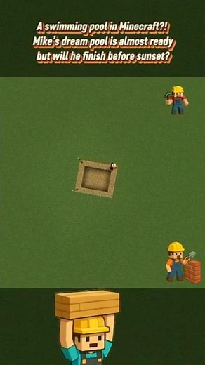 Minecraft Pool Build! 🏊 Wait for the Final Splash!