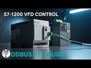 Siemens S7-1200: VFD Control via Modbus RTU (RS-485) | Step-by-Step Guide
