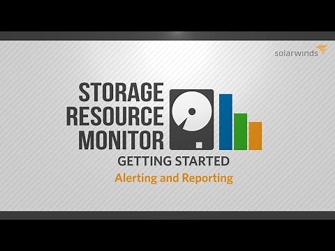 Getting Started with Storage Resource Monitor: Alerting and Reporting