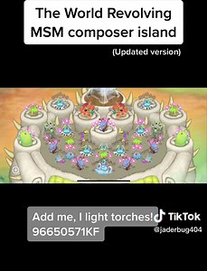 @mysingingmonsters Updated version of this island! I added more monsters and used glowbes!! (I spent so many hours on those glowbes) I love the way this turned out! #msm #mysingingmonster #mysingingmonstercomposer #msmcomposer #composerisland #deltarune #bowgart #toejammer
