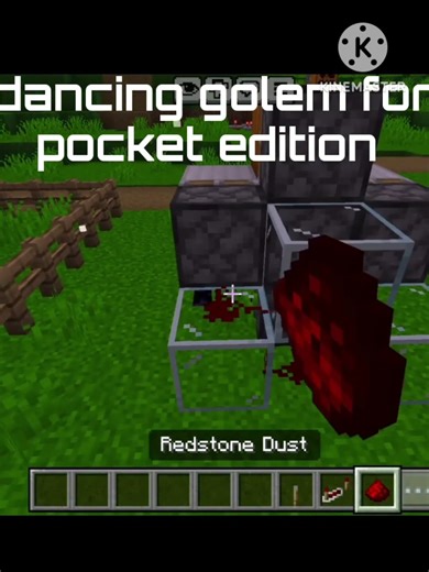 dancing golem tutorial. #minecraft #gaming