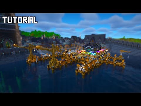 Minecraft: How to build a Best Dark Port | Tutorial #20