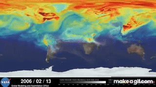 NASA | A Year in the Life of Earth's CO2 on Make a GIF