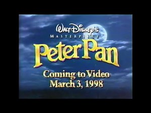Peter Pan - 1998 VHS Trailer #2