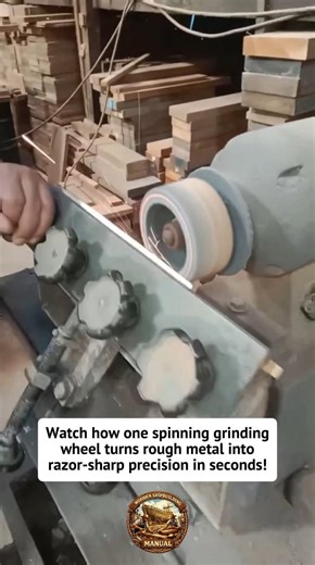INSANE Metal Grinding Precision! This Machine Is Next Level 🔥 #metal #workshop #usa