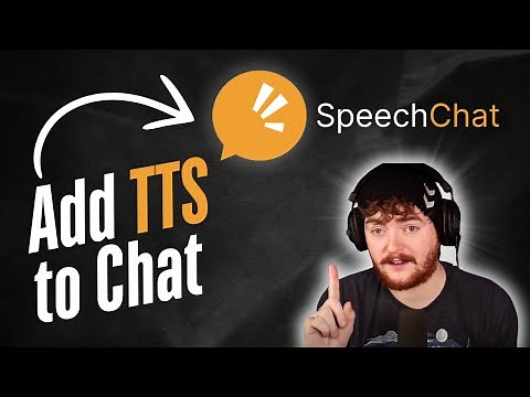 How to Use SpeechChat for Text-to-Speech & Chat Management