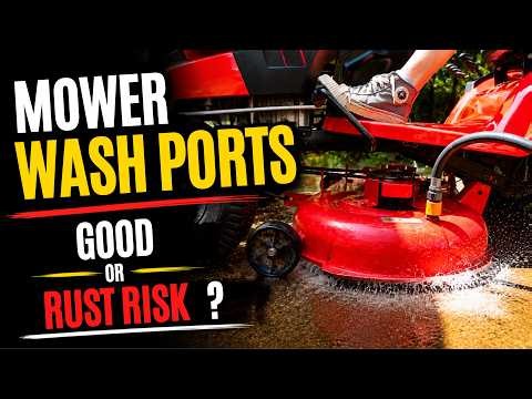 Why I ALWAYS Use My Mower’s Deck Wash Port