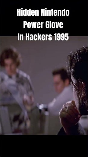 Hidden Nintendo Power Glove in Hackers 1995 #shorts #90s #the90s #hackers #fyp #viral #hidden
