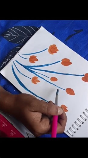 🍂🍂#flowerpainting #paintingtechniques #youtubeshorts