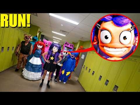 We Snuck into Lilly Love Braids school in Real life! (Poppy Playtime Chapter 5)