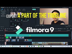 Export a PART of the TIMELINE - Filmora 9 Tutorial