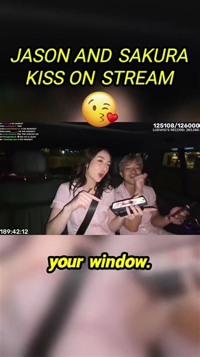 JASON AND SAKURA KISS ON STREAM 💏