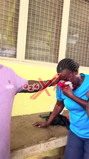 Emotional Moment: A woman broke down in tears as she revealed that she could lose her job as a security officer at Afari Military Hospital after allegedly allowing members of the public to enter and view the facility. #g24tv ________________ G24 Staff: Joojo 🤷‍♂️