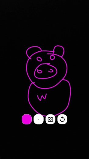 how to draw a piggy 🐽🐷
