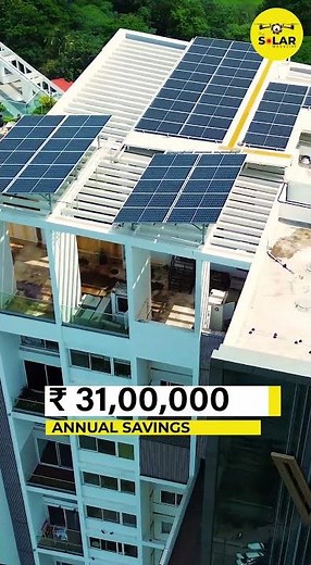 118 KW Rooftop Solar System for Housing Society | PM Surya Ghar Yojana | Aerial View