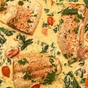 Creamy Tuscan Salmon -