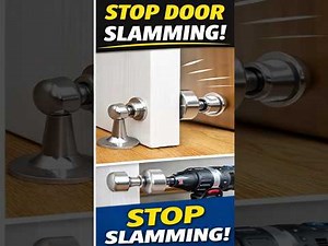 Magnetic door stoper install 5 minutes