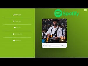 🎵Comment Créer une Page Web comme Spotify | 📳Application de Musique avec Html Css & Javascript