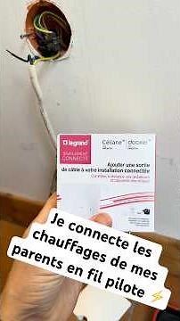 I'm installing a home automation module to control the electric heating.