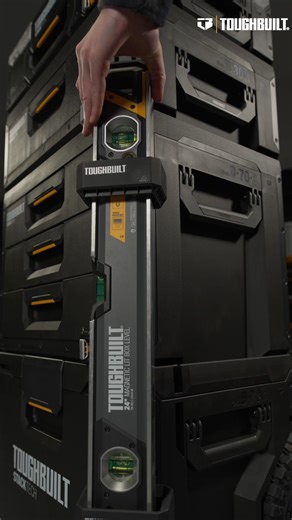 Find the StackTech Long Tool Holder and other seriously satisfying accessories now at B&Q, Screwfix, ToolFix, and Bauhaus. Link in bio. #toughbuilt #stacktech #asmr | ToughBuilt Europe