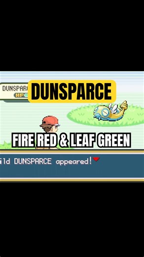 How to get DUNSPARCE 🐍 Pokemon Fire Red & Leaf Green (Nintendo Switch 2) #shorts