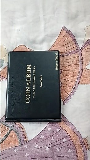 coin collection album for collaction house of quirk 240 set unboxing #unboxing #shorts #album