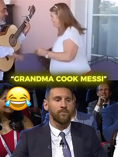 Grandma Cook Messi🥶💀 #ronaldo #messi