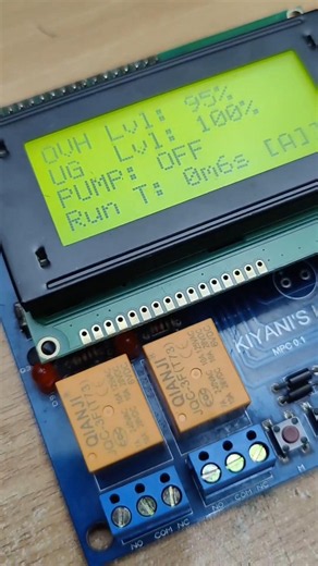 Dual Tank Water Level Controller #kiyanislab #jlcpcb #arduinoproject #homeautomation