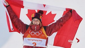 Olympic halfpipe champion Cassie Sharpe pays tribute to the late Sarah Burke