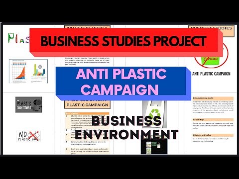 Business Studies Project on Anti Plastic Campaign